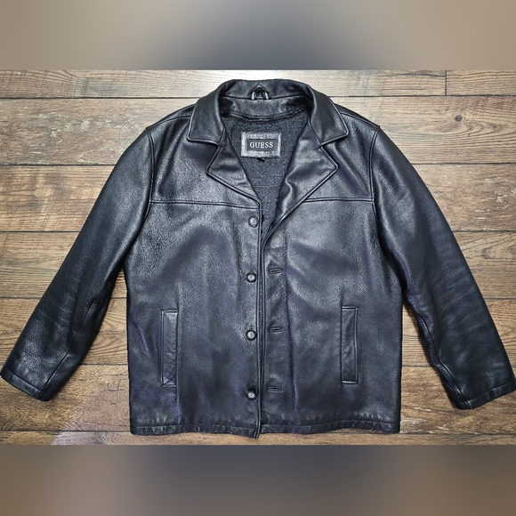 Guess Other - GENUINE leather jacket GUESS